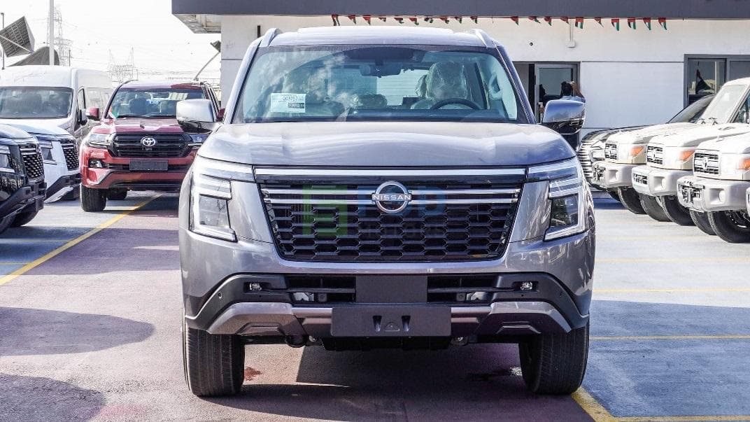 2025 Nissan Patrol SE T2 Grey Edition full-size 4WD SUV featuring rugged off-road capability, bold grey edition styling, spacious premium interior, powerful performance, and advanced safety for family and adventure driving.