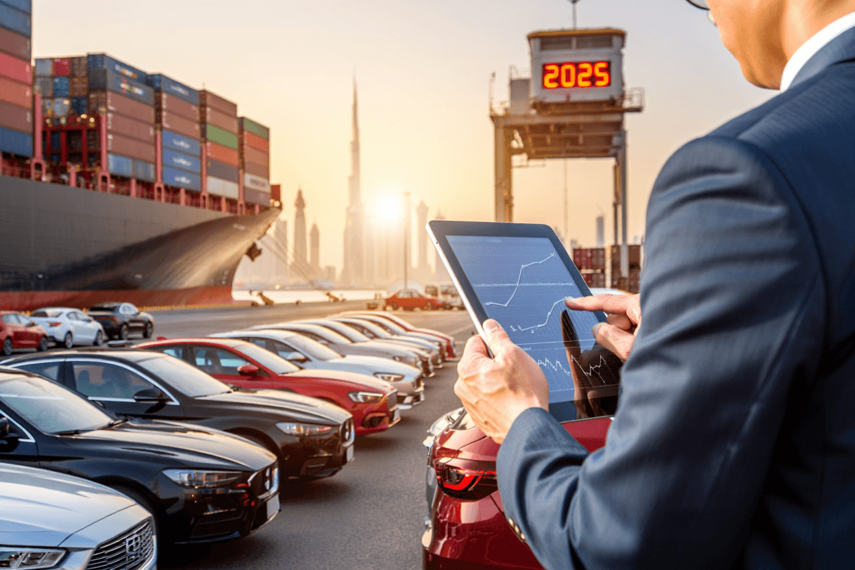 UAEβs New Car Export Boom in 2025